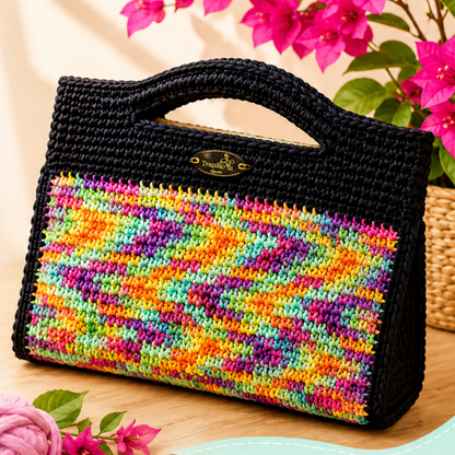 Bolsos a crochet. Colección África